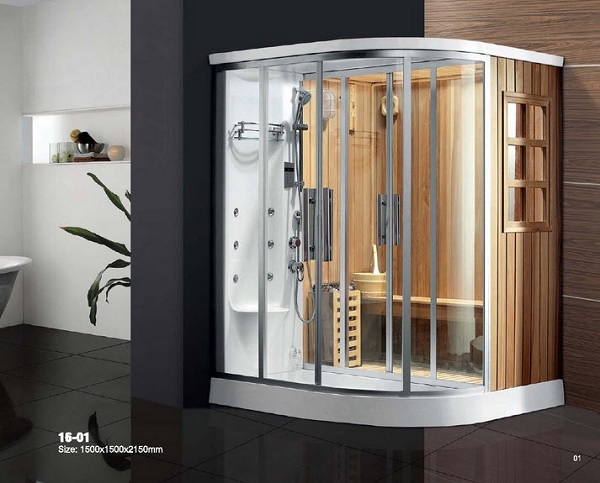 giá các loại phòng xông hơi khô kết hợp ướt